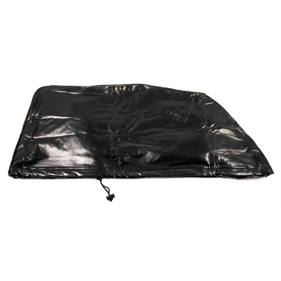 45269 – CAMCO Air Conditioner Cover, For Dometic Brisk II (New Style) Black Vinyl With Locking Draw Cord Mounting